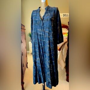 Made in Italy blue/black dress